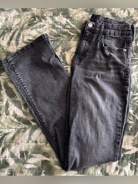 Women’s Gap Mid Rise Gray Baby Boot Jeans